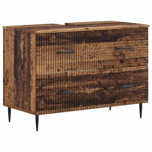 vidaXL Baderomsvaskeskap HAARLEM Gammelt tre 82 x 41 x 58,5 cm