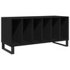 vidaXL Plateskap Svart Eik 100 x 38 x 48 cm Konstruert tre