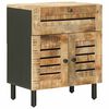 vidaXL Nattbord Naturlig 50 x 33 x 60 cm Massiv mango tre