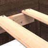 vidaXL Sengeramme uten madrass brun eik 75x190 cm konstruert tre
