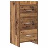 vidaXL Serviesskap Gammelt tre 40 x 36 x 80 cm Konstruert tre