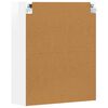 vidaXL Hengende skap H&oslash;yglanset hvit 59 x 20 x 71.5 cm Konstruert tre