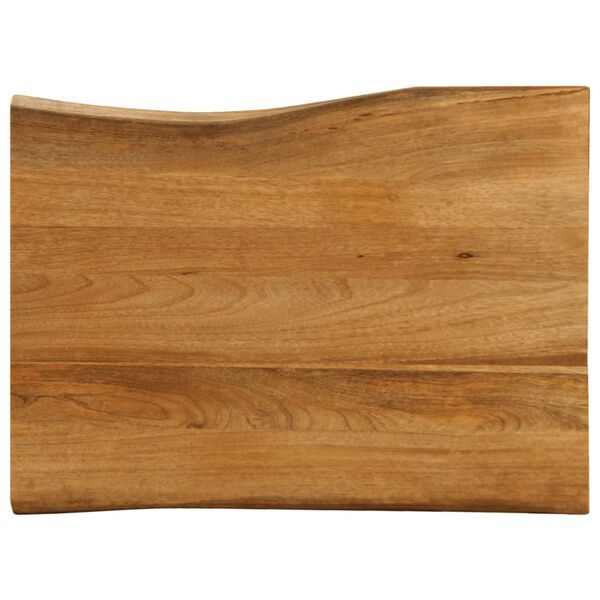vidaXL Bordplate 70x60x2,5 cm naturlig kant heltre mango
