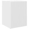 vidaXL TV Veggskap 30 x 31 x 40 cm Glanset Hvit Konstruert tre