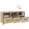 vidaXL TV-benk sonoma eik 102x35x50 cm konstruert tre