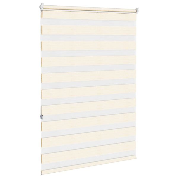 vidaXL Sebragardin marmor beige stoff bredde 110,9 cm polyester