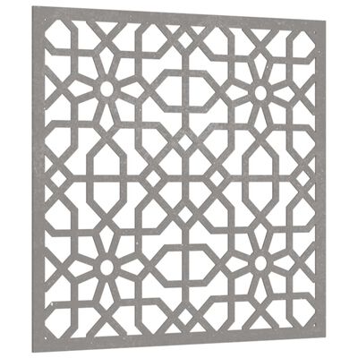 vidaXL Veggdekorasjon til hage 105x55 cm cortenstål maurisk design