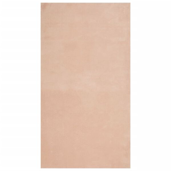 vidaXL Teppe HUARTE kort luv mykt og vaskbart blush 60x110 cm