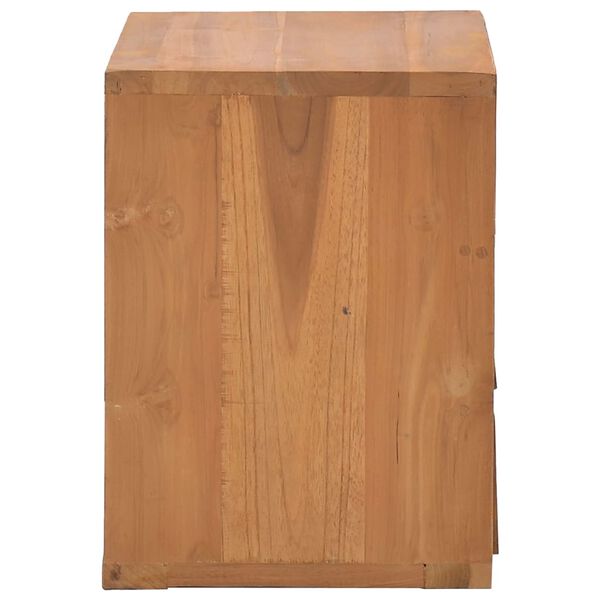 vidaXL Nattbord 40x30x40 heltre teak