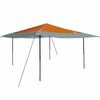 vidaXL Canopy telt 395 x 395 x 251 cm Oransje stoff