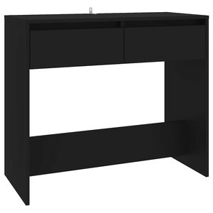 vidaXL Konsollbord svart 89x41x76,5 cm st&aring;l