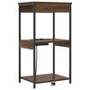 vidaXL Nattbordskap Brun Eik 41 x 31 x 76 cm Konstruert tre