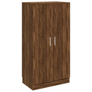 vidaXL Skoskap brun eik 55x35x108 cm konstruert tre