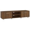 vidaXL TV-benk brun eik 140x40x35 cm konstruert tre