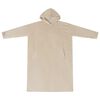vidaXL Teppe-hettegenser Beige s Flanell