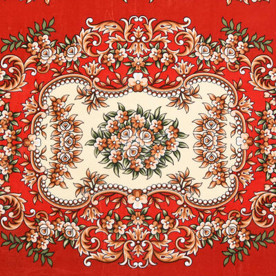 vidaXL Trykt teppe orientalsk flerfarget 140x200 cm