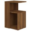 vidaXL Sidebord brun eik 36x30x56 cm konstruert tre