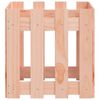 vidaXL Plantekasse med gjerdedesign 40x40x40 cm heltre douglasgran