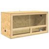 vidaXL Terrarium Brun 100 x 50 x 100 cm OSB