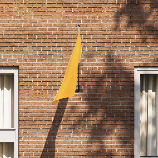 vidaXL Flagg Poli Holde Svart 10.5 x 7.5 x 0.2 cm St&aring;l