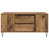 vidaXL Kaffebord med skuff Gamle tre 102 x 44,5 x 50 cm Konstruert tre