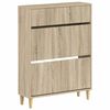 vidaXL Sko Skap ARNHEM 78 x 24 x 103 cm Konstruert tre Sonoma eik