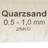 vidaXL Filtersand 25 kg 0,5-1,0 mm