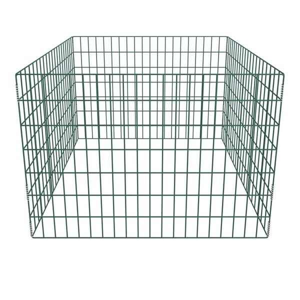 vidaXL Kompostkasse med kvadratisk netting 100 x 100 x 70 cm