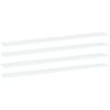 vidaXL Hylleplater 4 stk hvit 100x10x1,5 cm sponplate