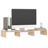 vidaXL Monitorstativ 60x24x10,5 cm heltre furu