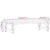 vidaXL Skjermstativ sonoma eik 55x23x14 cm konstruert tre