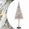 vidaXL Juletre med 300 LED med stativ Hvit 210 cm PE og st&aring;l