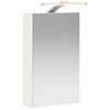 vidaXL Baderomsspeilskap Hvit 30 x 10,5 x 50 cm Konstruert tre