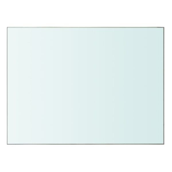 vidaXL Hyllepaneler 2 stk klart glass 40x30 cm