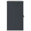 vidaXL Arkivskap antrasitt 90x40x70 cm stål