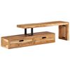 vidaXL TV-stativ (118&ndash;200) x 30 x 40 cm heltre akasie