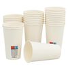 vidaXL Papir kaffekopper med lokk 1000 stk 16oz 400 ml
