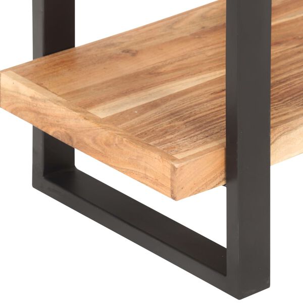 vidaXL Bokhylle 4 etasjer 120x40x180 cm heltre akasie