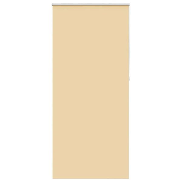 vidaXL Rullegardin m&oslash;rklegging 124,4x230 cm Stoffbredde 120 cm beige