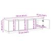 vidaXL TV-skap Brun 156 x 37 x 45 cm Konstruert tre