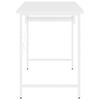 vidaXL PC-bord hvit 105x55x72 cm MDF og metall