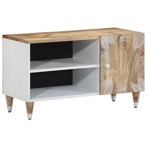 vidaXL TV-benk 80x31,5x46 cm heltre mango
