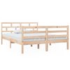 vidaXL Sengeramme heltre furu 140x190 cm