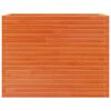 vidaXL Plantekasse voksbrun 90x40x68,5 cm heltre furu