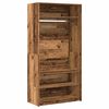 vidaXL Garderobe gammelt tre 100x50x200 cm konstruert tre