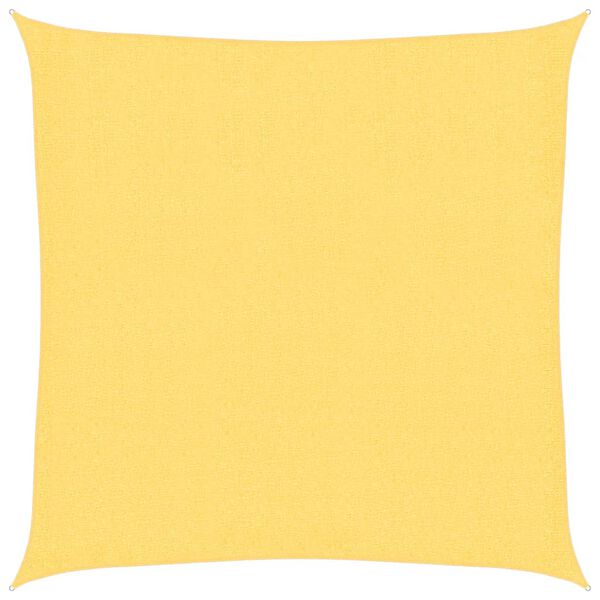 vidaXL Solseil 160 g/m² beige 3x3 m HDPE