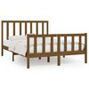 vidaXL Sengeramme honningbrun heltre 160x200 cm