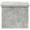 vidaXL Kaffebord Betonggrå 55 x 54,5 x 45 cm Konstruert tre