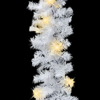 vidaXL Julegarland med LED-lys 5 m hvit