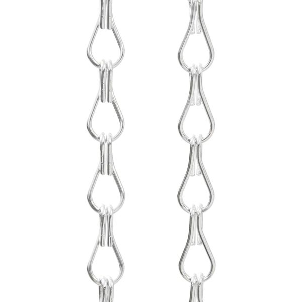 vidaXL Fluenett med kjede 56x186 cm aluminium